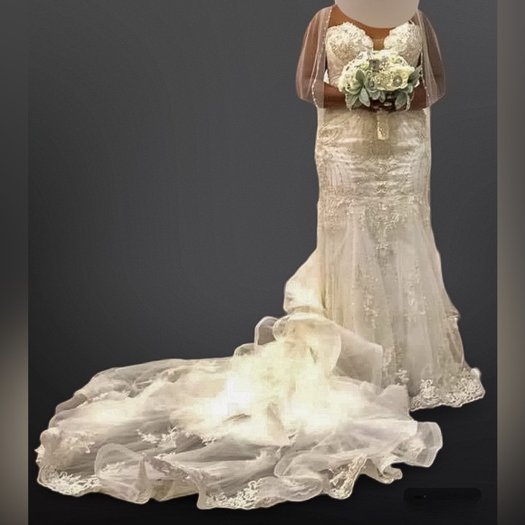 Used Wedding dress. Size 16
Ivoire by Kitty Chen - Picture 1 of 5